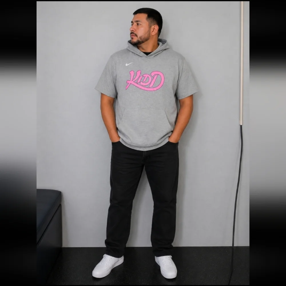 Nike Short Sleeve Pullover Hoodie w Kidd Logo Large